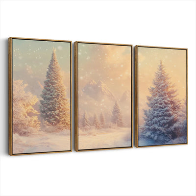 3-framed-canvas-brown-walnut