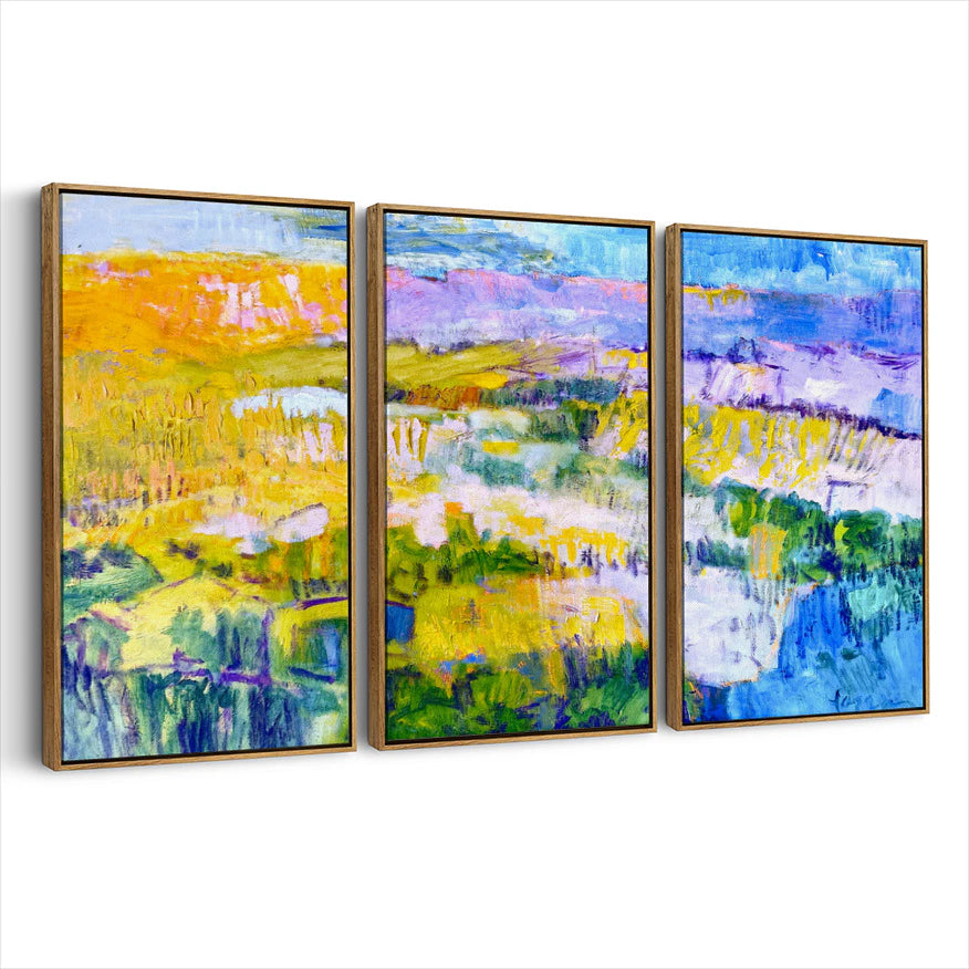 3-framed-canvas-brown-walnut