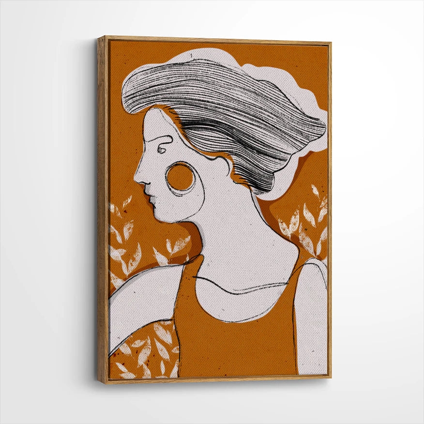 framed-canvas-brown-walnut