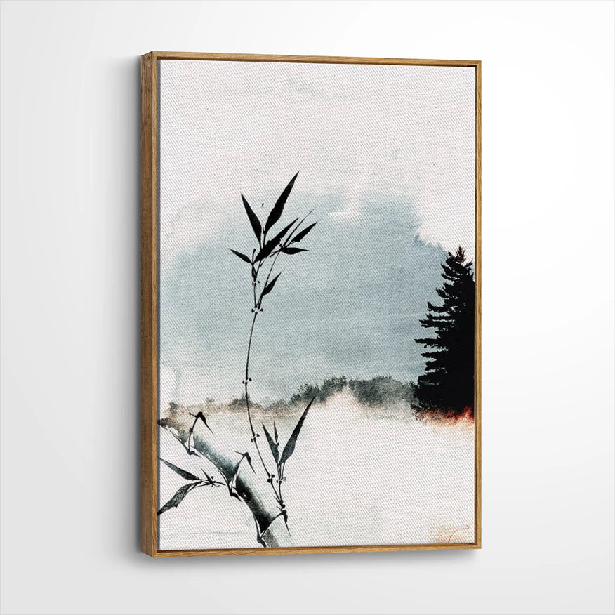 framed-canvas-brown-walnut