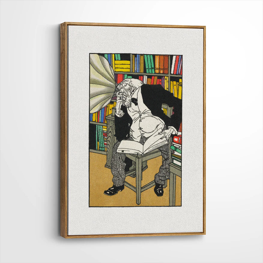 framed-canvas-brown-walnut