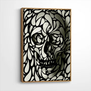 framed-canvas-brown-walnut