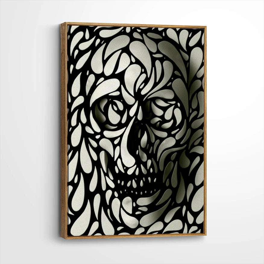 framed-canvas-brown-walnut