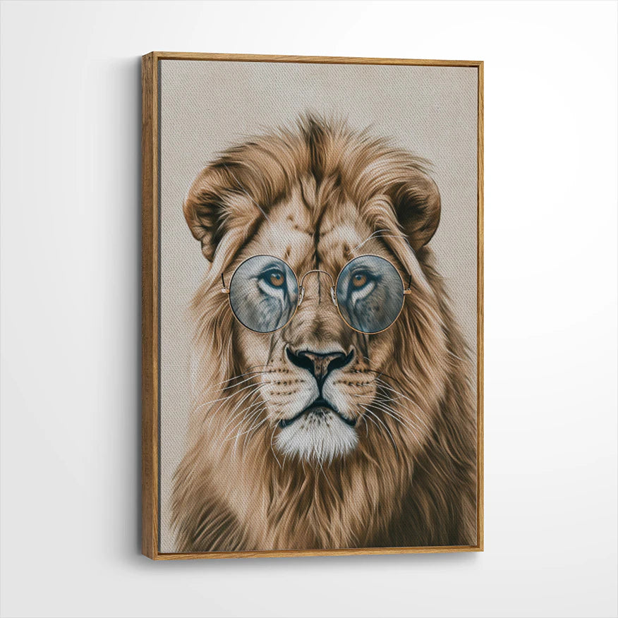 framed-canvas-brown-walnut