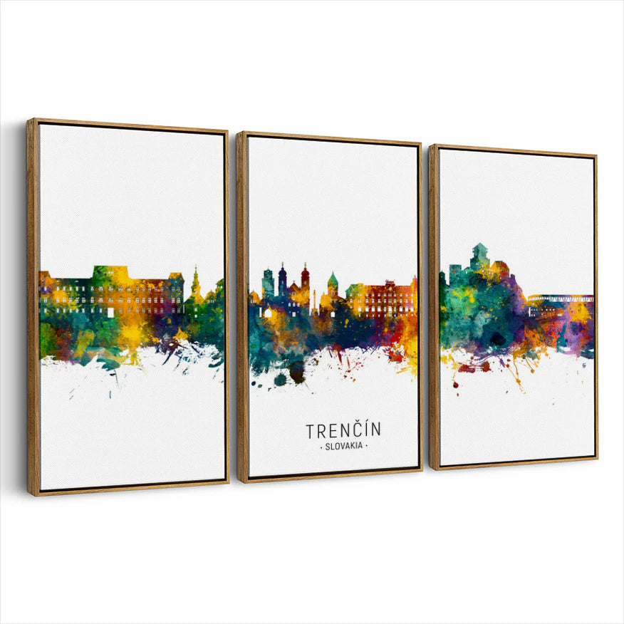 3-framed-canvas-brown-walnut