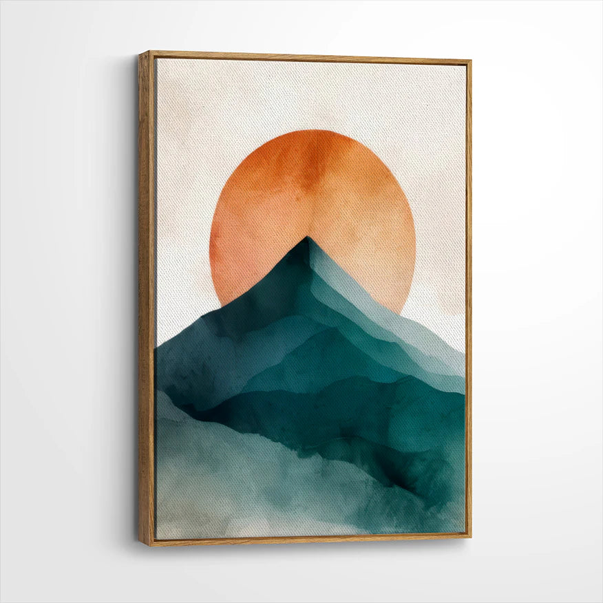 framed-canvas-brown-walnut