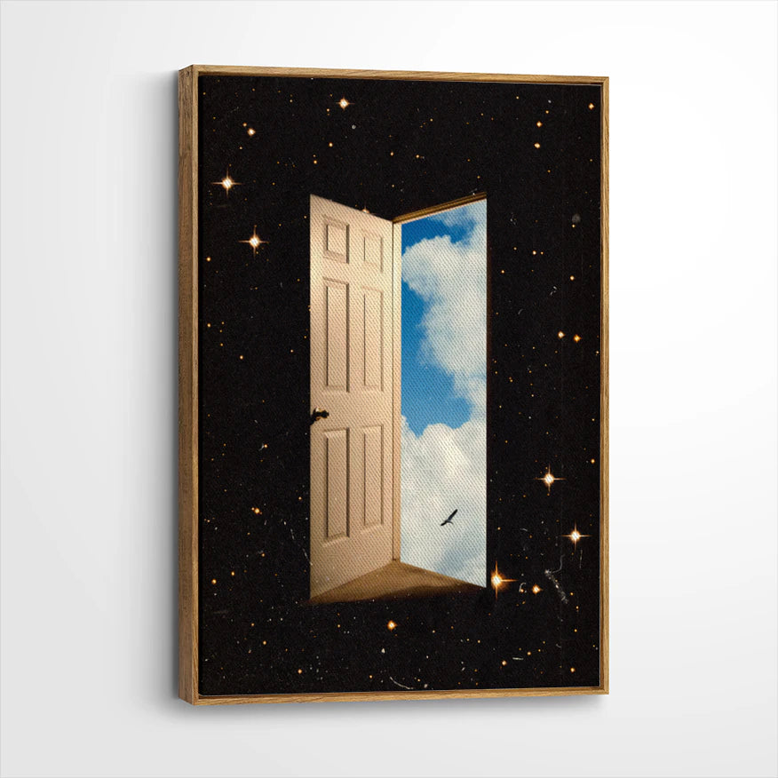 framed-canvas-brown-walnut
