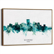 framed-canvas-brown-walnut