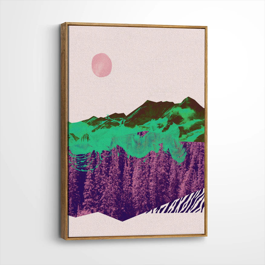 framed-canvas-brown-walnut