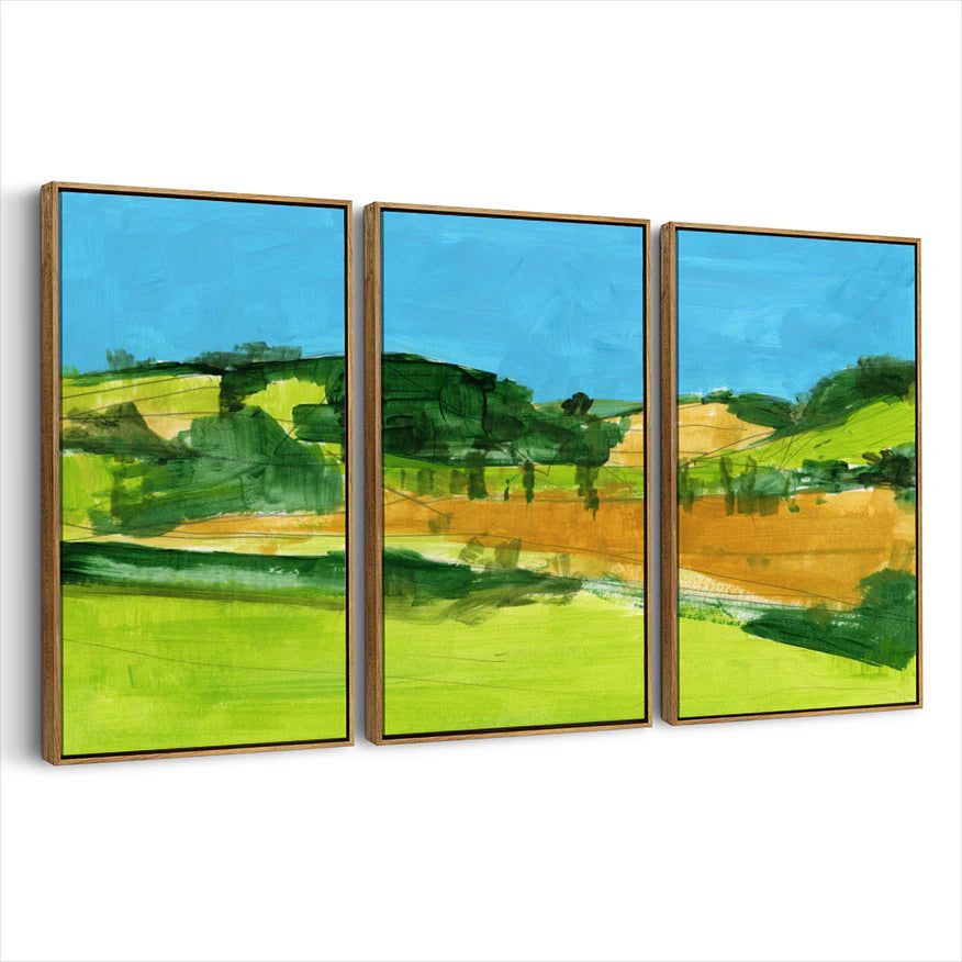 3-framed-canvas-brown-walnut