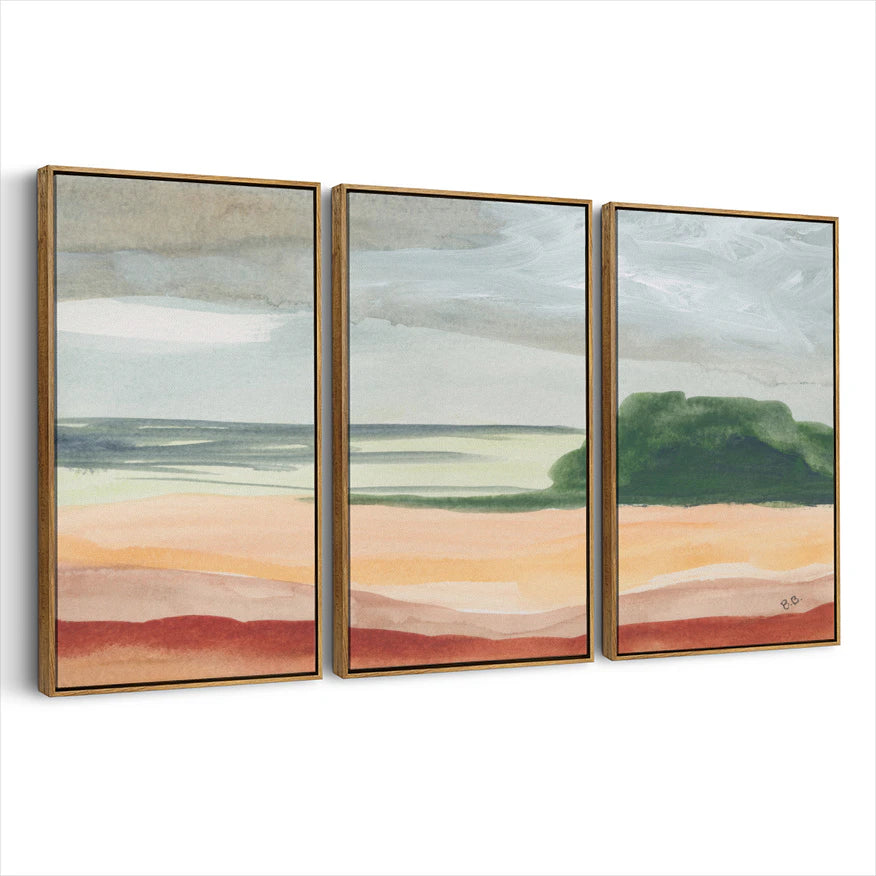 3-framed-canvas-brown-walnut