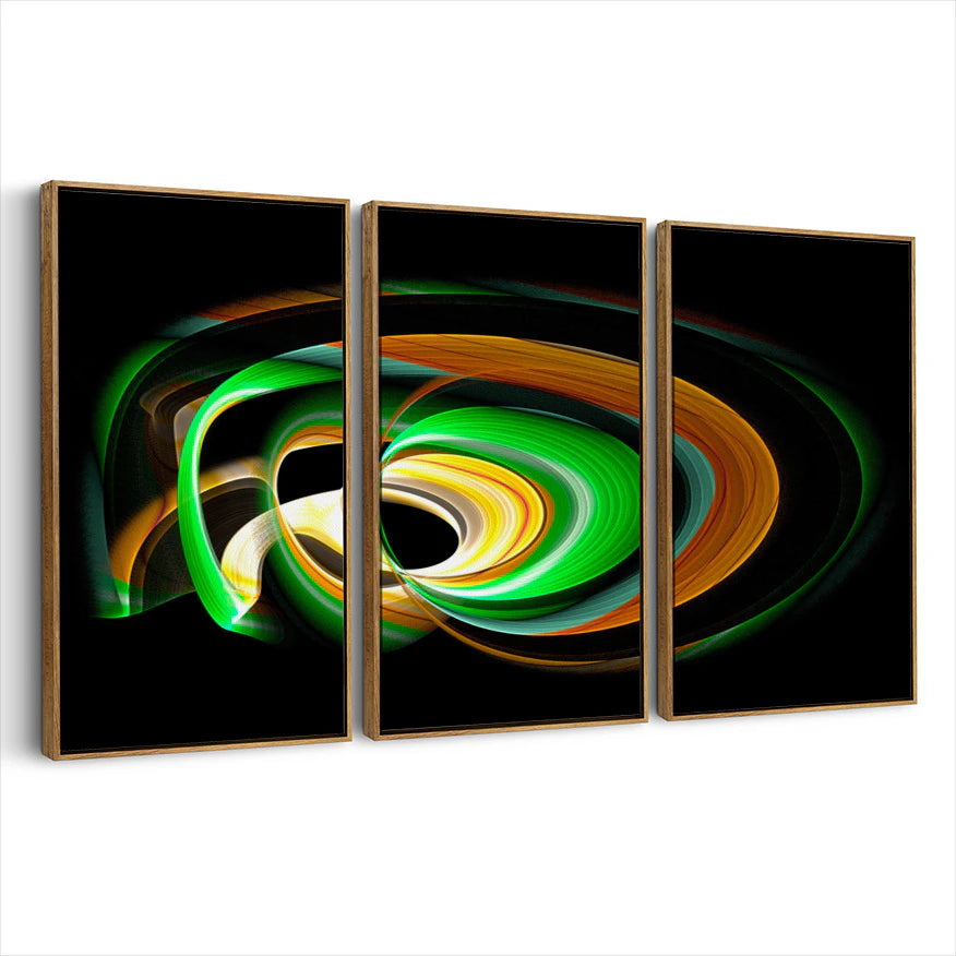 3-framed-canvas-brown-walnut