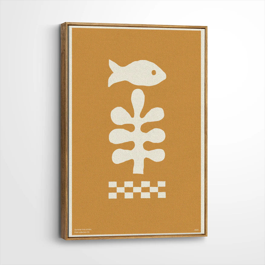 framed-canvas-brown-walnut