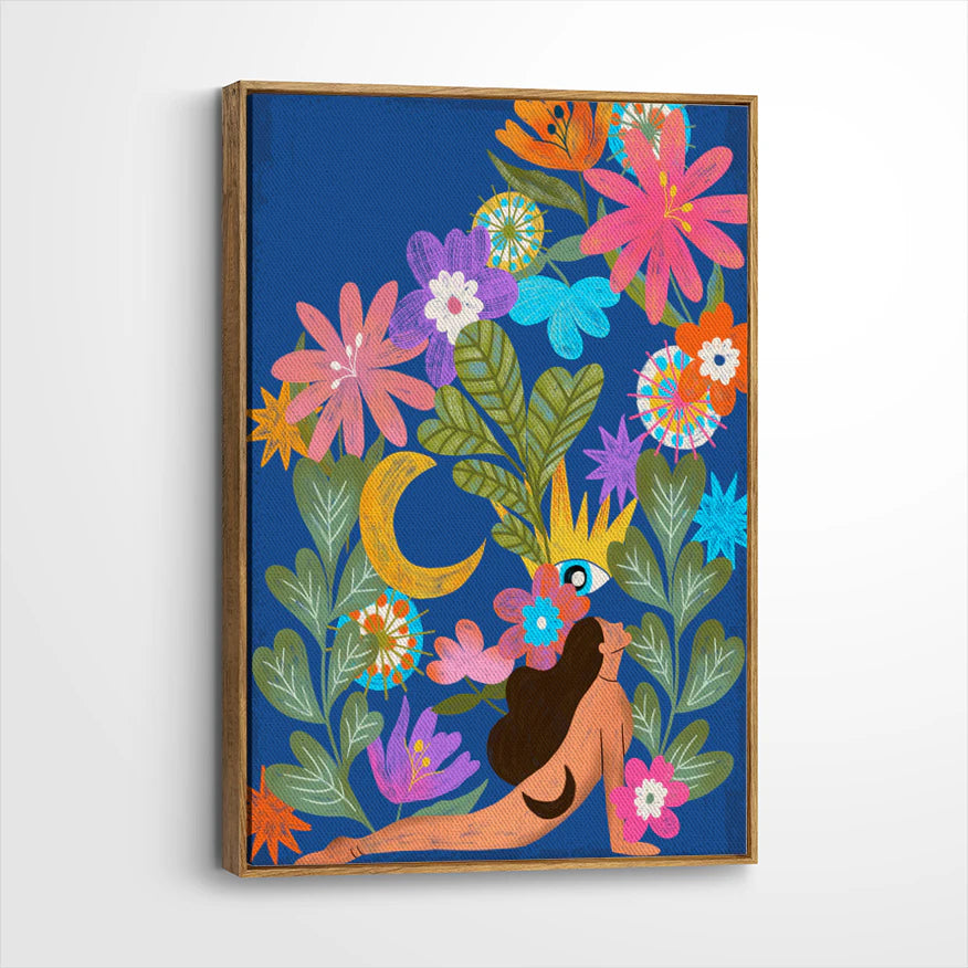 framed-canvas-brown-walnut