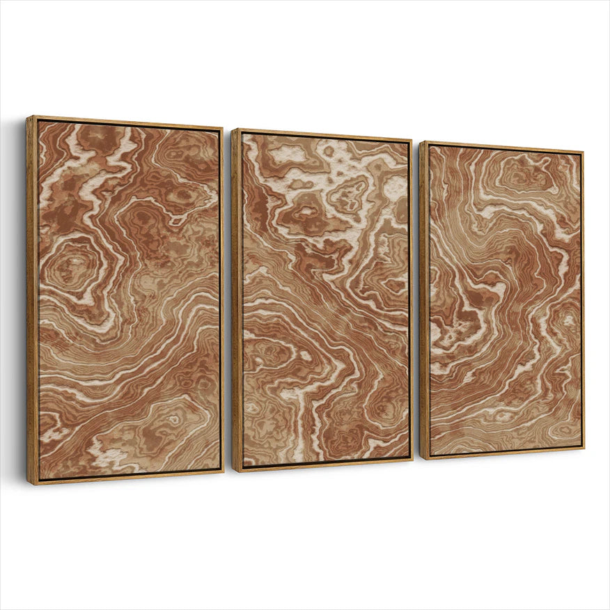 3-framed-canvas-brown-walnut