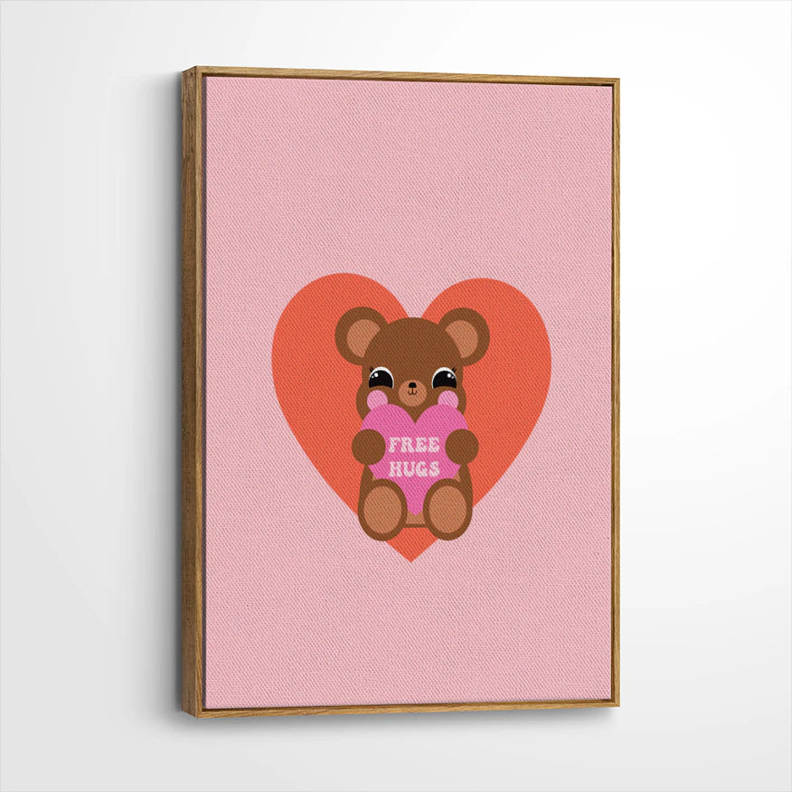 framed-canvas-brown-walnut