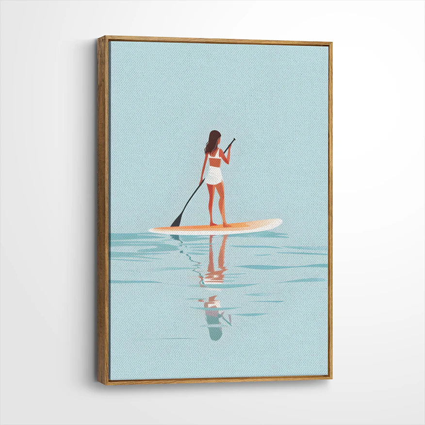 framed-canvas-brown-walnut