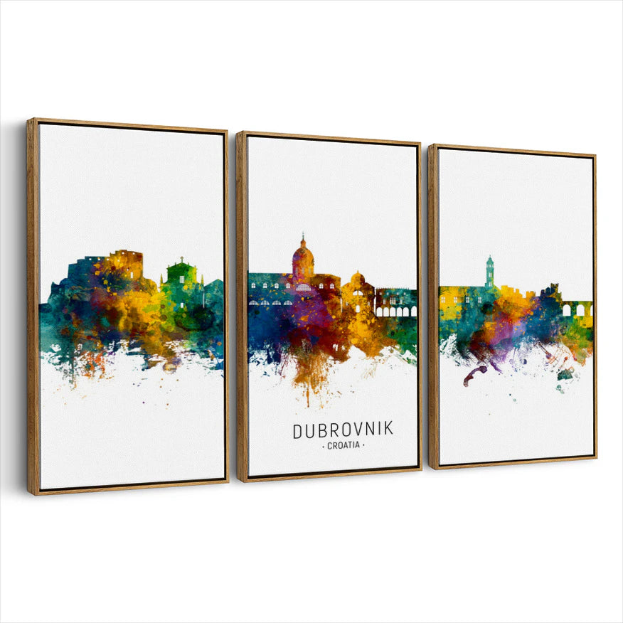 3-framed-canvas-brown-walnut