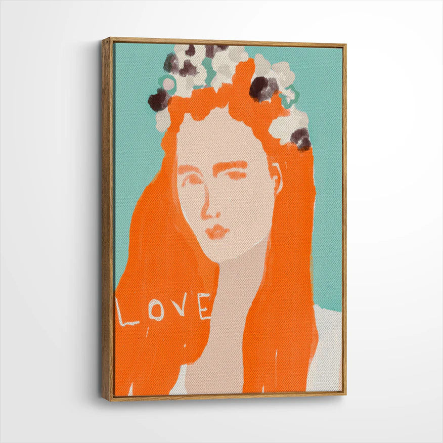 framed-canvas-brown-walnut