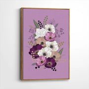 framed-canvas-brown-walnut