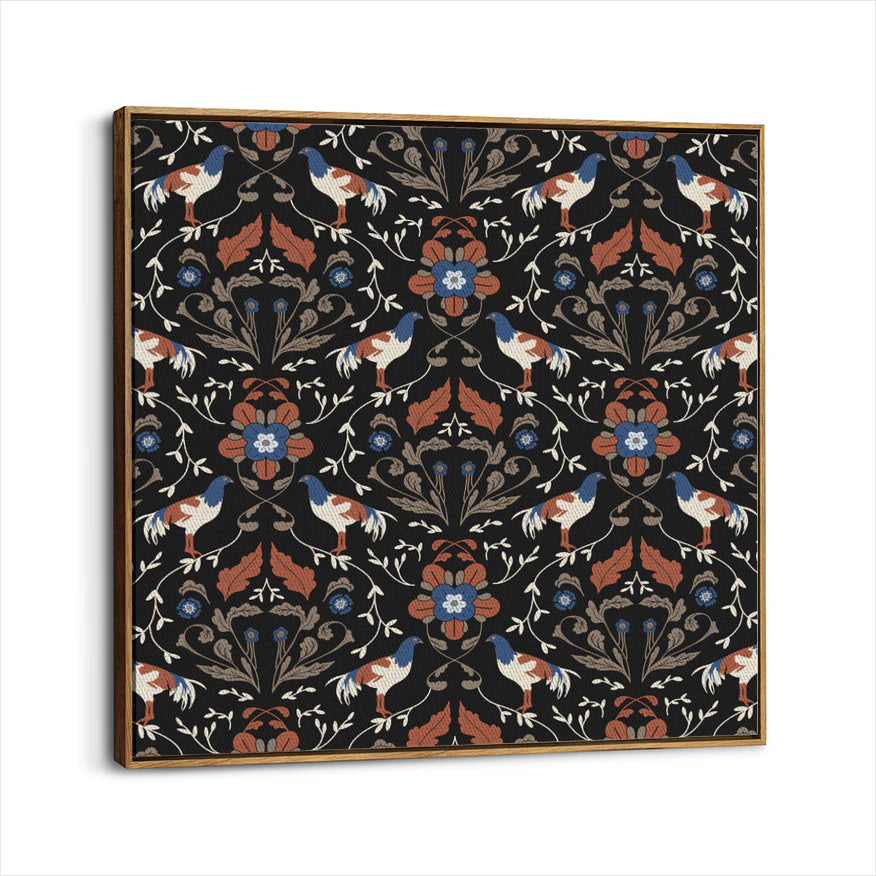 framed-canvas-brown-walnut
