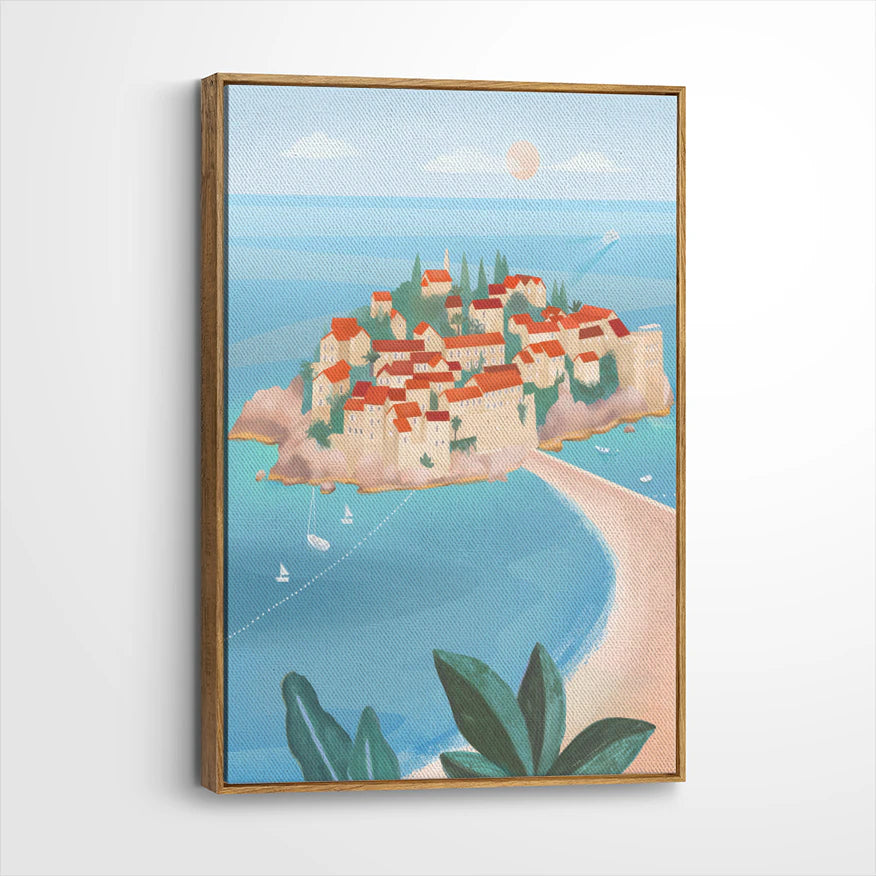 framed-canvas-brown-walnut