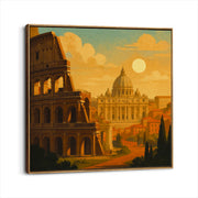 framed-canvas-brown-walnut