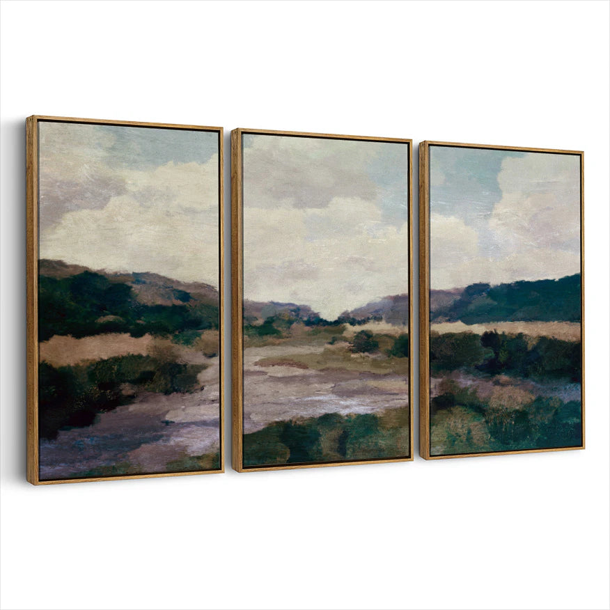 3-framed-canvas-brown-walnut