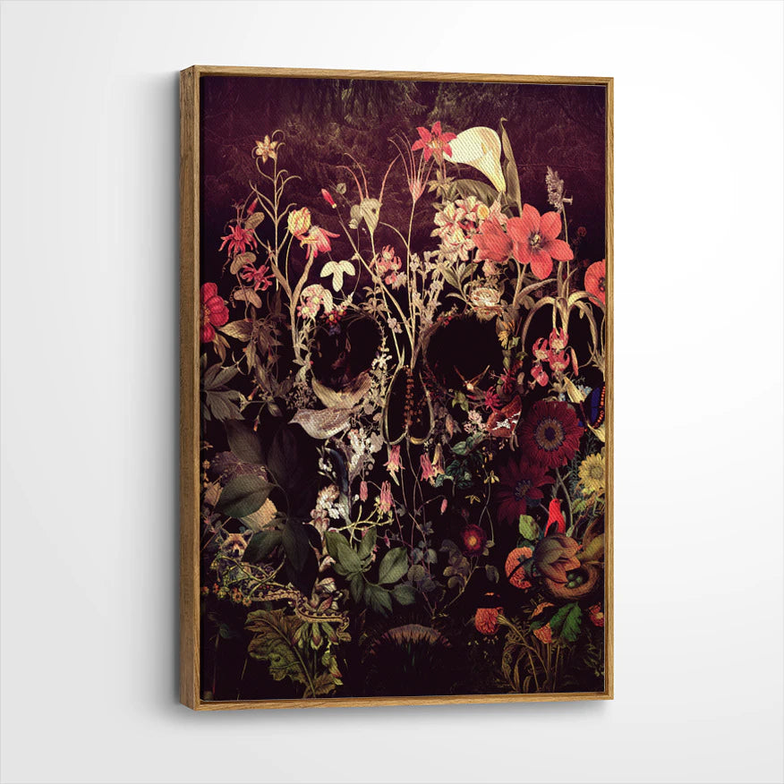 framed-canvas-brown-walnut
