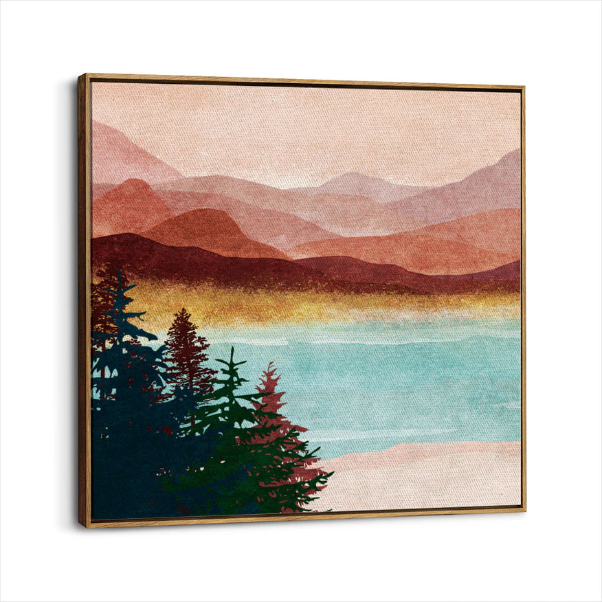 framed-canvas-brown-walnut