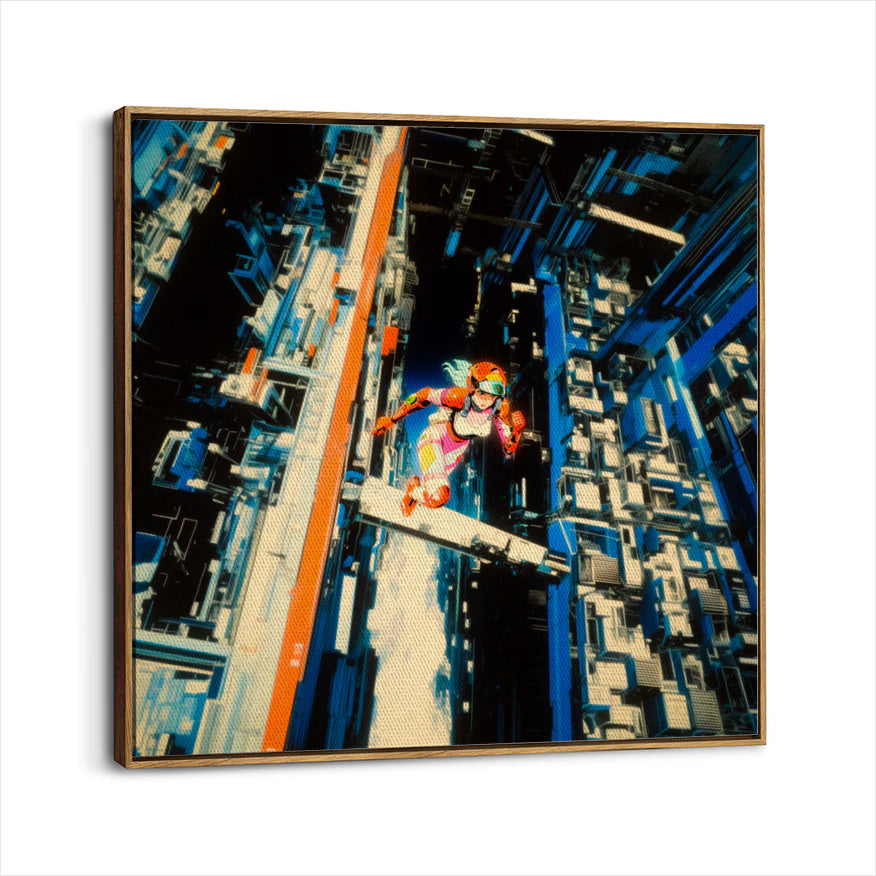 framed-canvas-brown-walnut