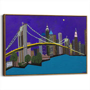 framed-canvas-brown-walnut