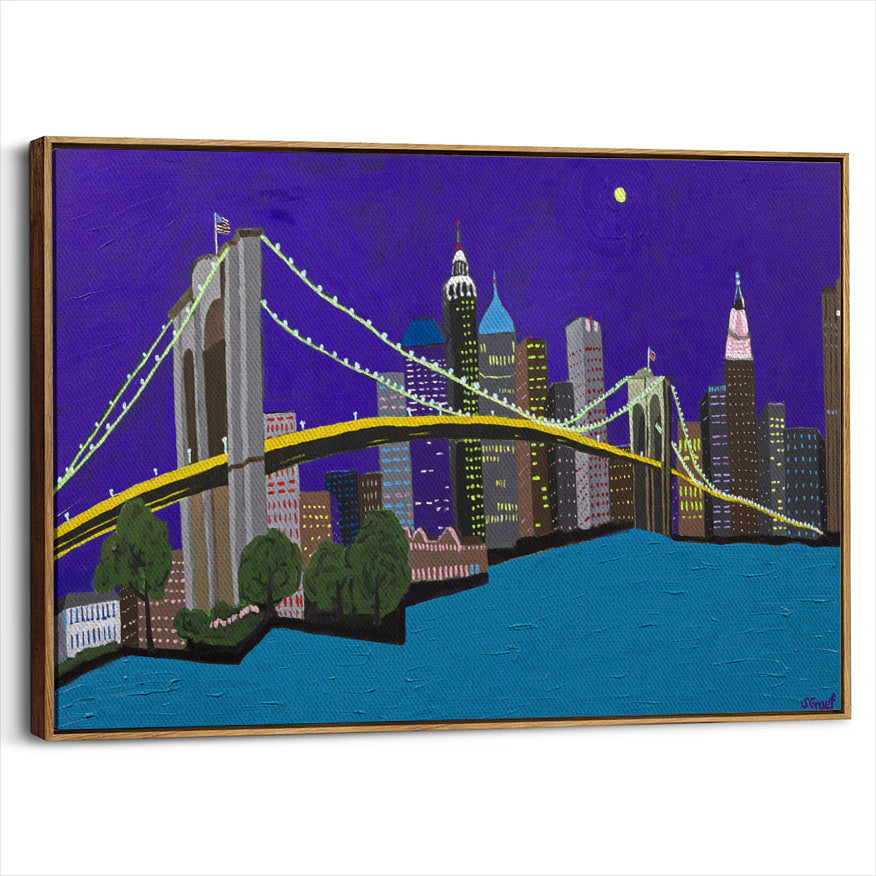 framed-canvas-brown-walnut