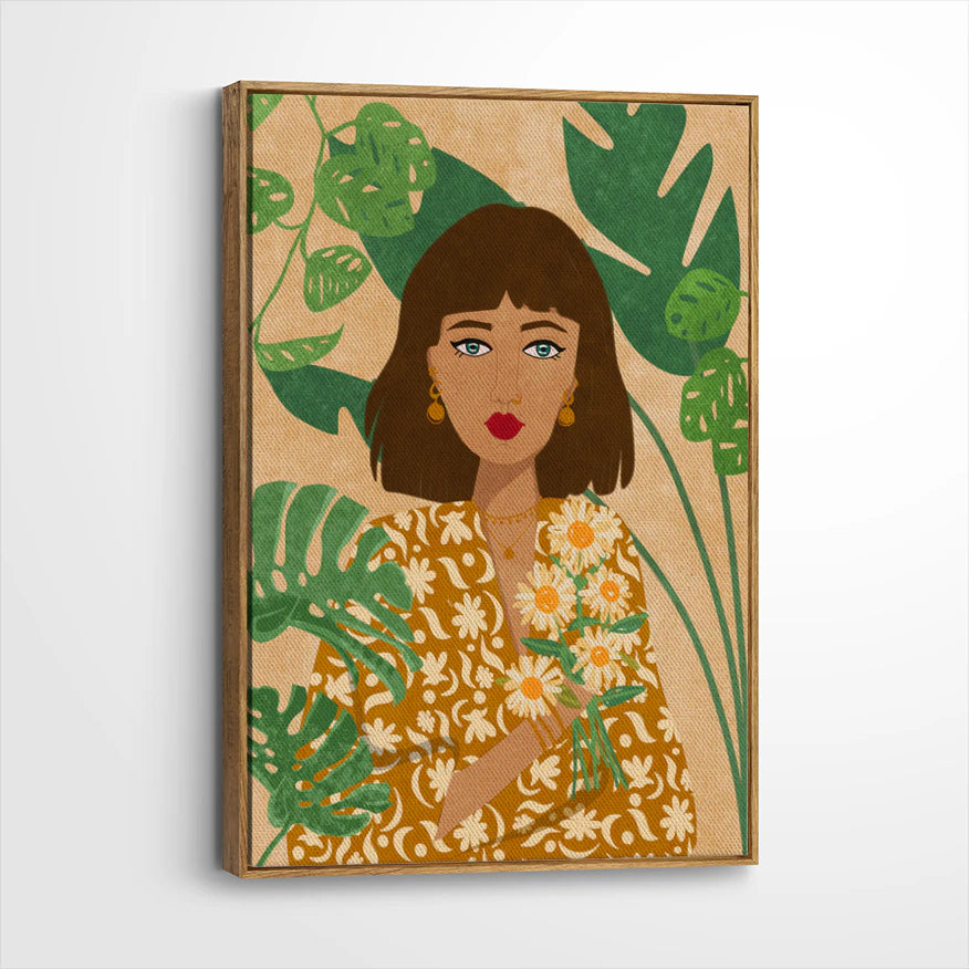 framed-canvas-brown-walnut