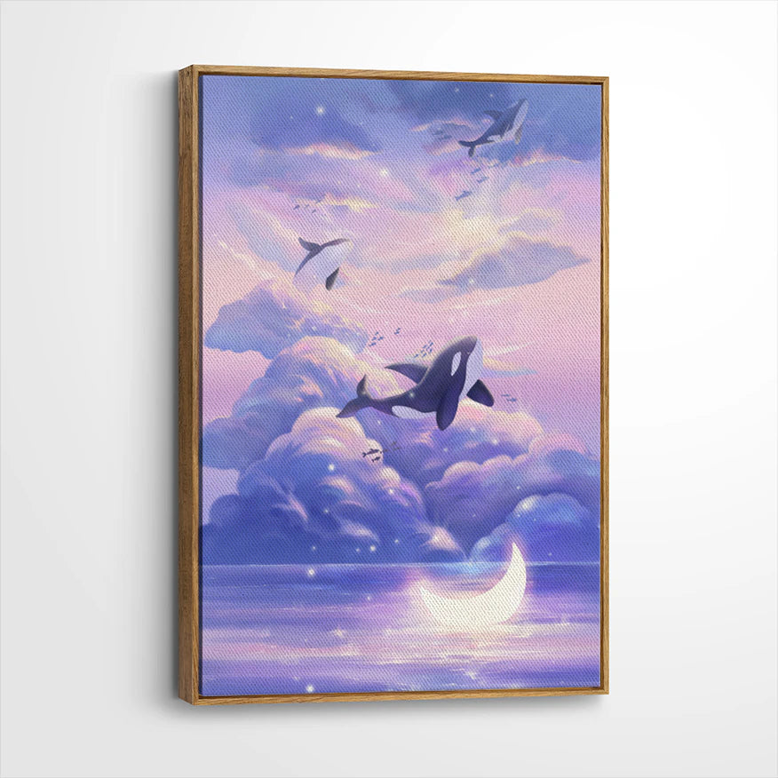 framed-canvas-brown-walnut