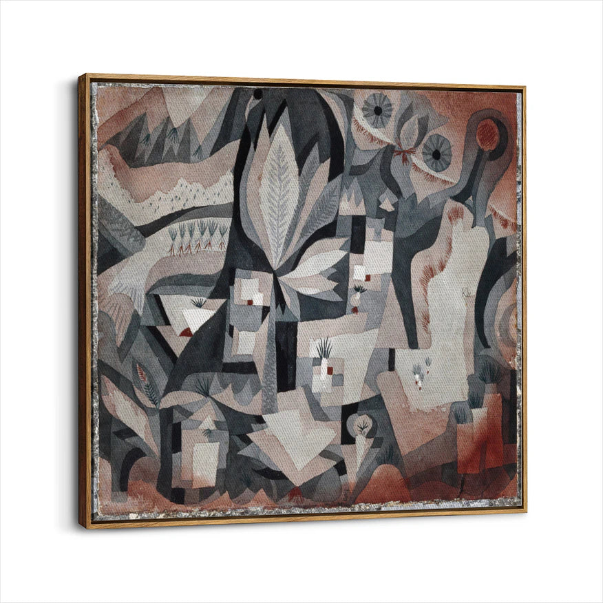 framed-canvas-brown-walnut