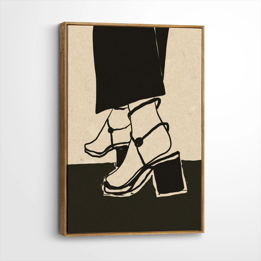 framed-canvas-brown-walnut