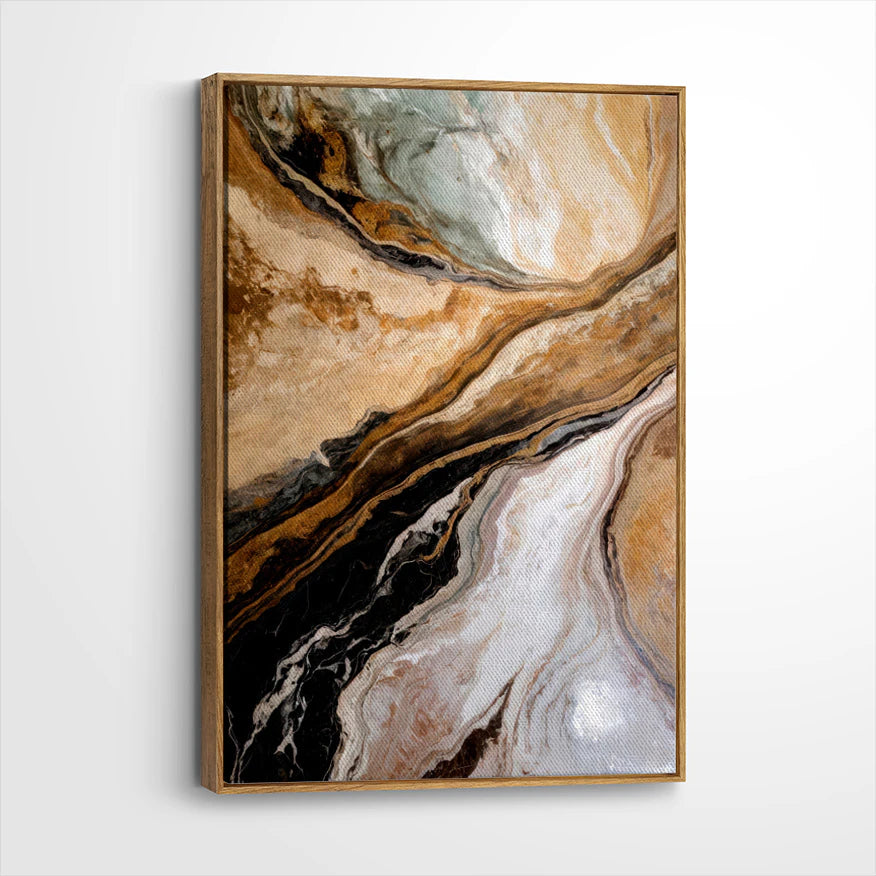 framed-canvas-brown-walnut