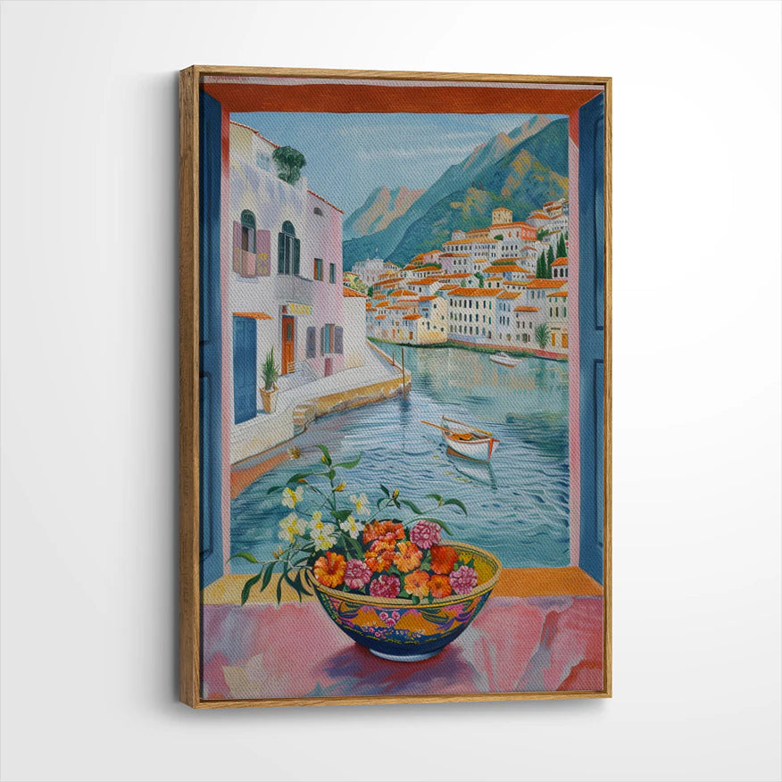 framed-canvas-brown-walnut