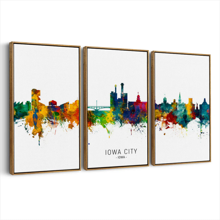 3-framed-canvas-brown-walnut