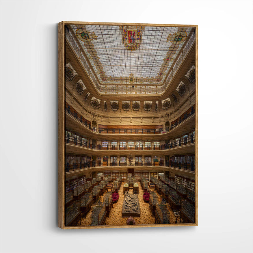 framed-canvas-brown-walnut