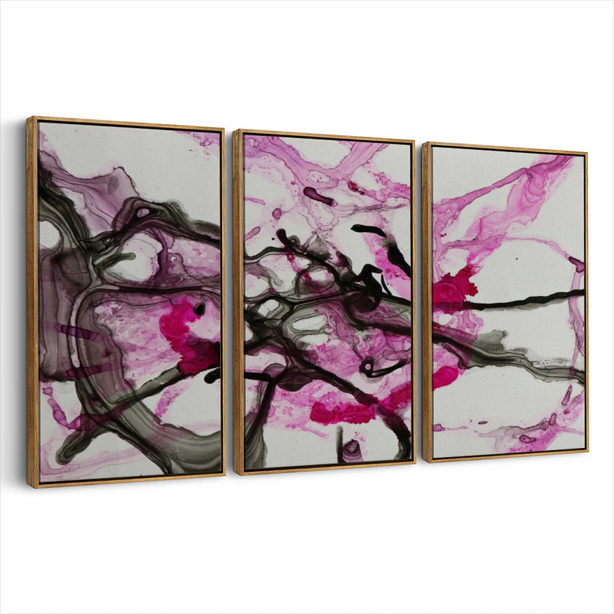 3-framed-canvas-brown-walnut