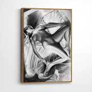 framed-canvas-brown-walnut