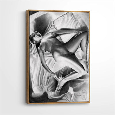 framed-canvas-brown-walnut