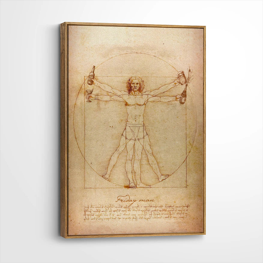framed-canvas-brown-walnut