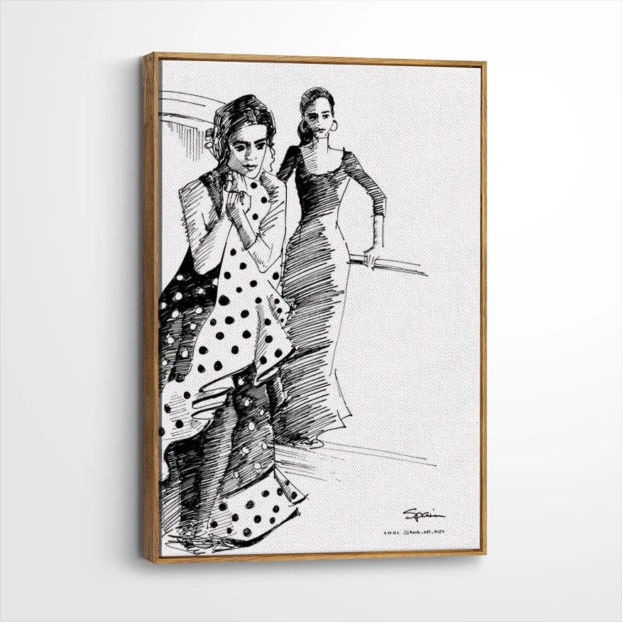 framed-canvas-brown-walnut