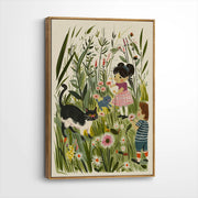 framed-canvas-brown-walnut