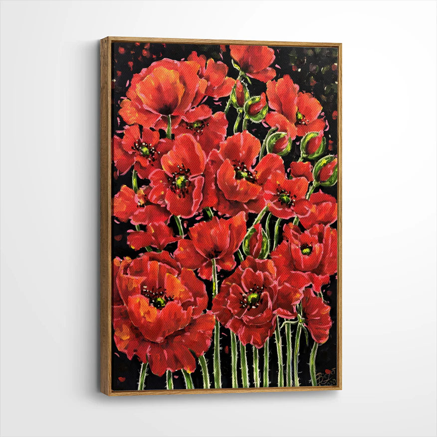 framed-canvas-brown-walnut