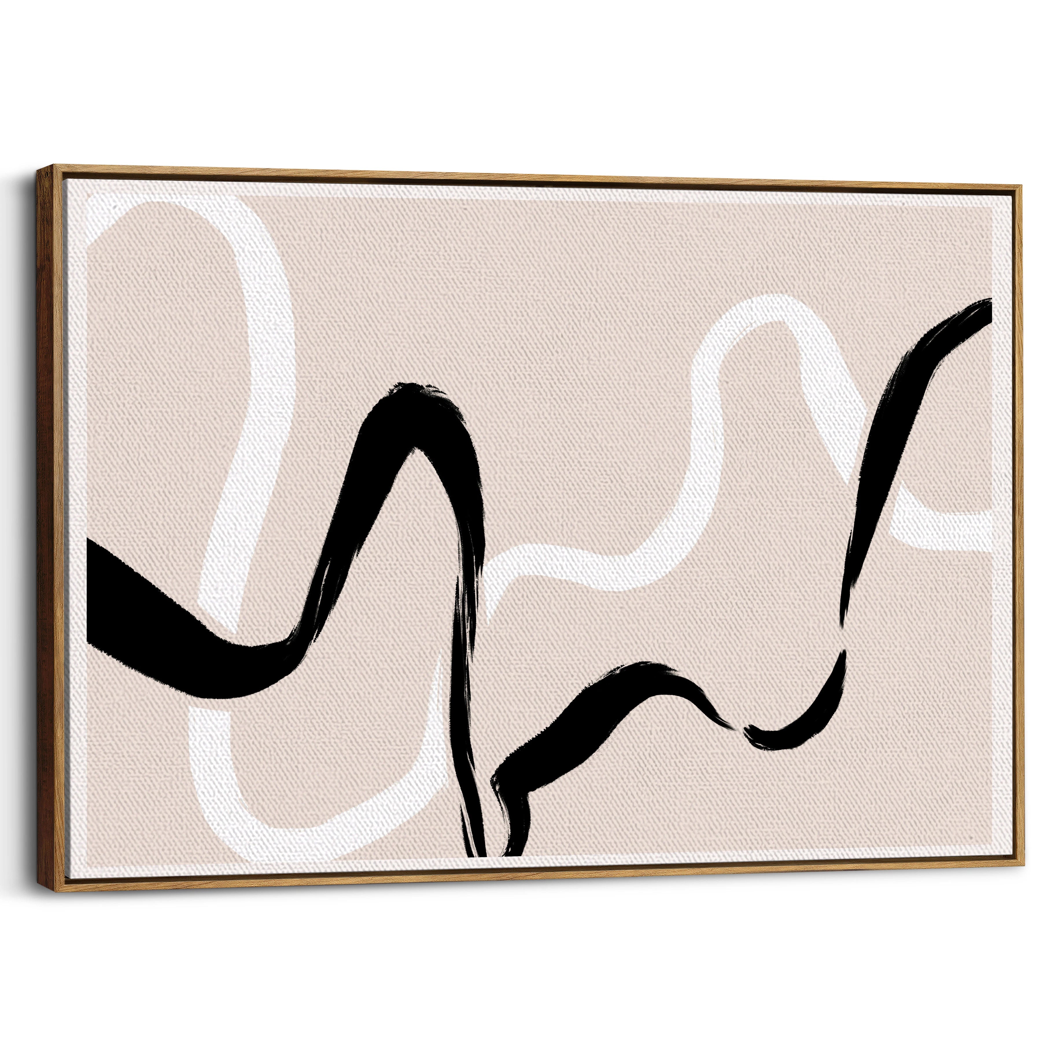 framed-canvas-brown-walnut