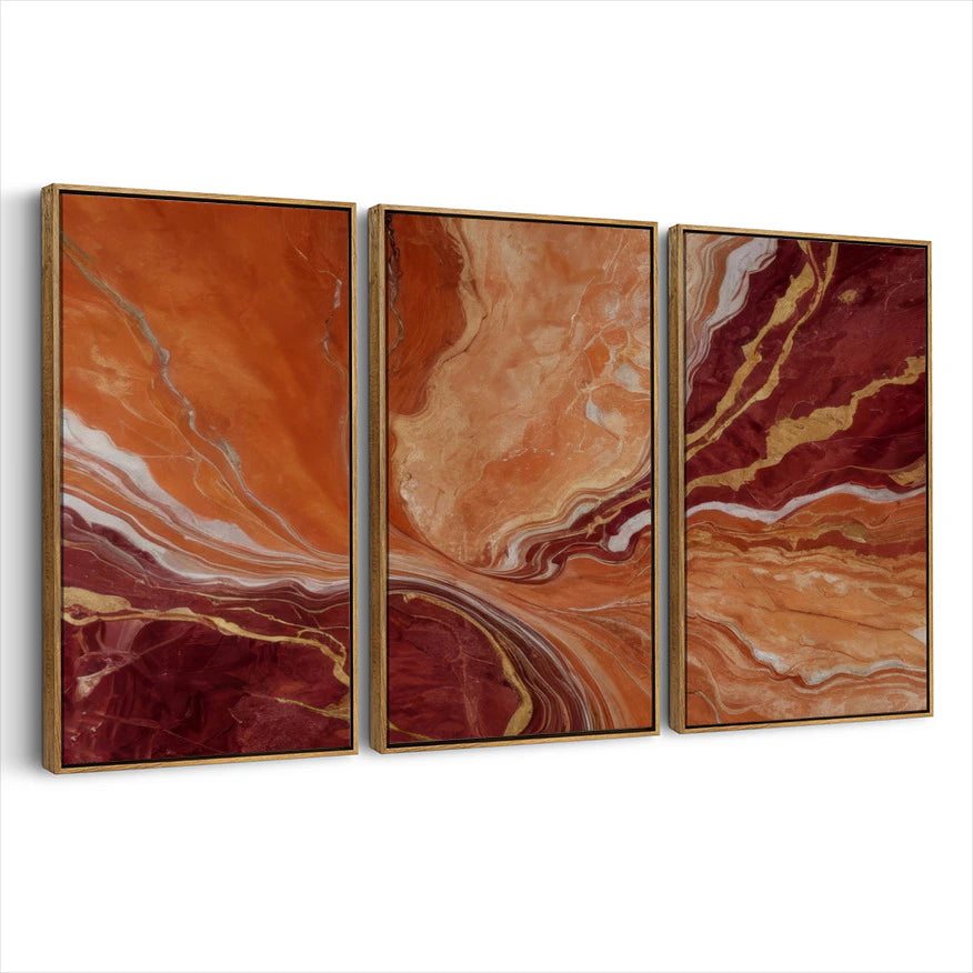 3-framed-canvas-brown-walnut